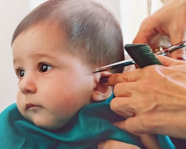Cutting baby hair